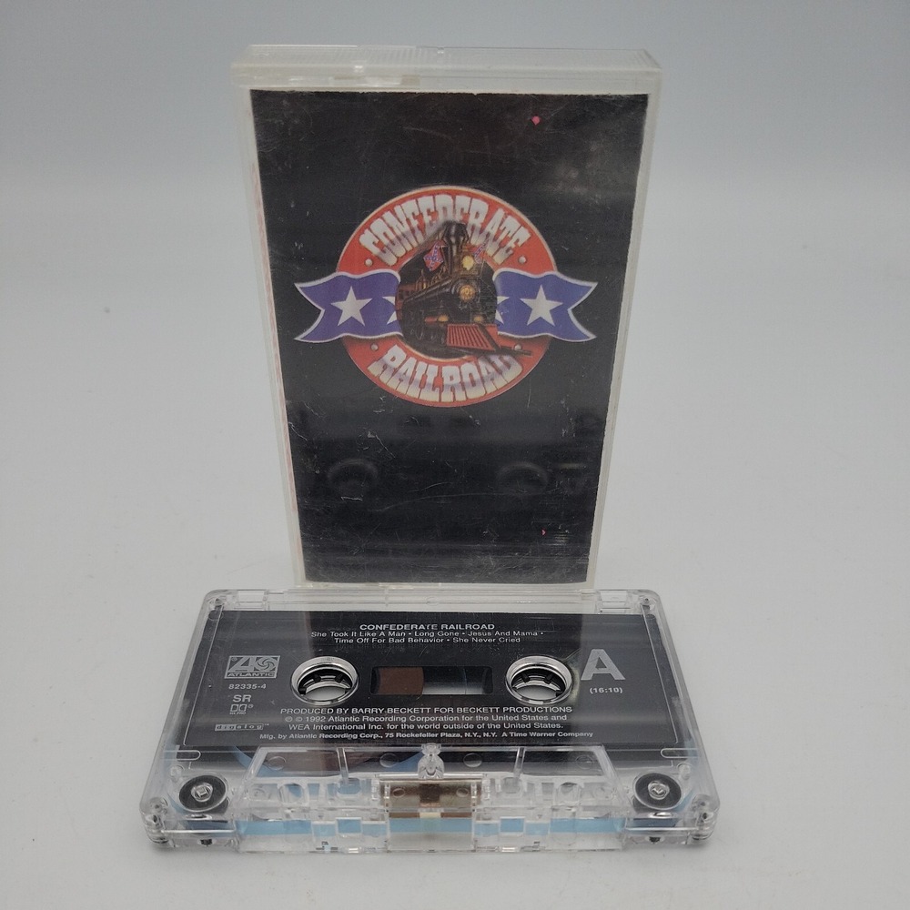 Confederate Railroad Self Titled‎ Debut Cassette Tape 1992 Atlantic 82335-4